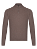Поло, ворот стойка, пуговицы, однотон., дл/рукав (480, Темно-коричн., 46)