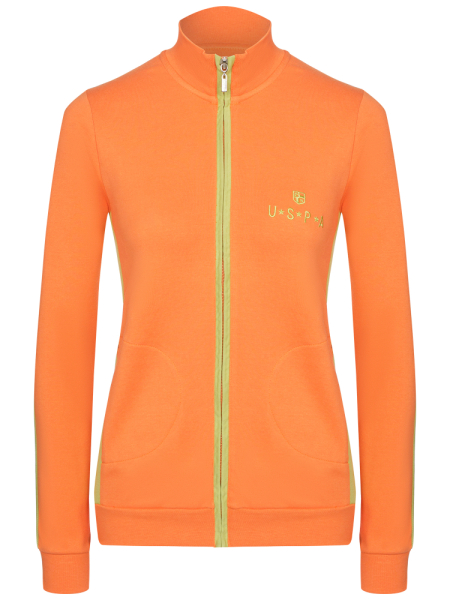 Пуловер, U.S. Polo (580, Оранжевый, L)