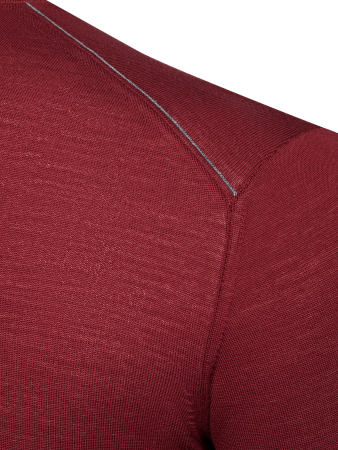 Джемпер, круглый ворот, SF, дл/ рукав 64 см (169, Вишня, 58 - 3XL)