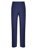 Брюки, Ravazzolo, средне-притал., с защипами, однотон. (14690, Синий, 52 , 6)