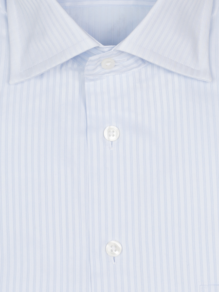 Сорочка, Jaguar, ДР, классика, полоска (21,Голубой,37 (14 1/2))