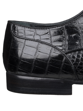 Дерби, Ravazzolo (999, Черный, 43 (9), 100% кожа, Кожа 100% Аллигатор)