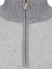 Джемпер, стойка ворот, на молнии, длин. рукав (010 , Серый, 60 - 4XL)