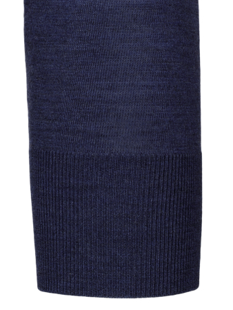 Джемпер, круглый ворот, дл/рукав (080, Темно-джинсов., 52)