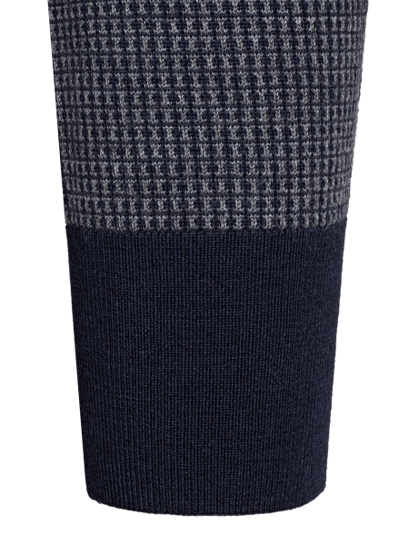 Поло, на молнии, стойка, рис. - лапки (410, Темно-синий, 50 - M)