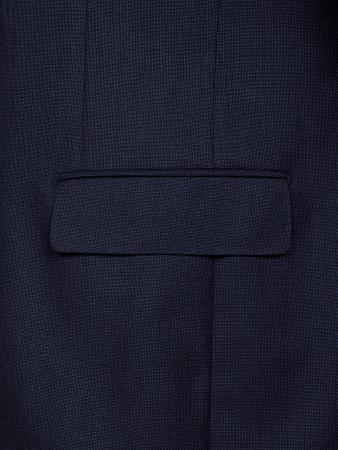 Пиджак, средне-притал., одноборт., сетка, 2 пуг. (16705, Темно-синий , 52 , L)