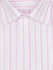Сорочка, короткий рукав, классика, полоска (710, Розовый, 41/42)