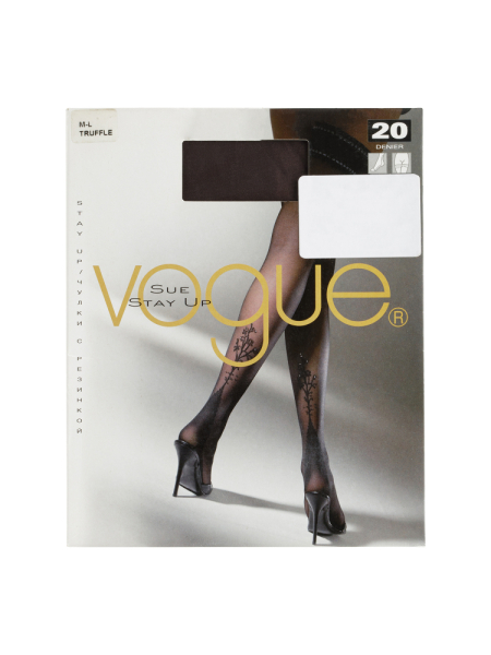 Чулки, Sue Stay Up, 20 den (0289, Темно-телесный, M/L, 20 den)