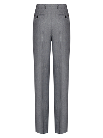 Брюки, Torras, классика,однотонные, без защипа (00529, Серый, 56, 6)