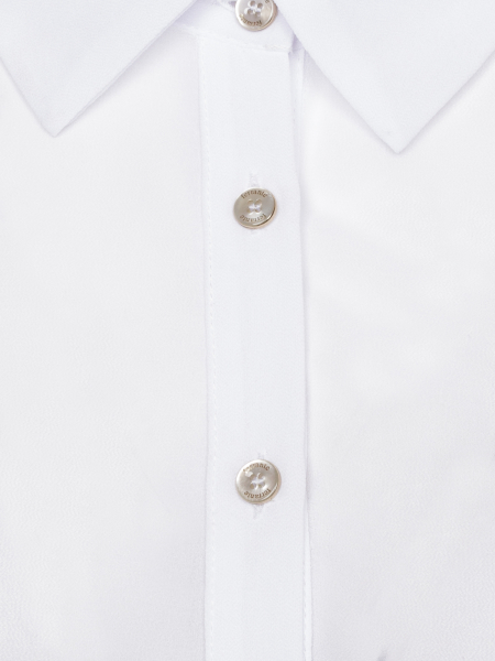 Блуза женская, 3/4рукав,  летуч.мышь (001, Белый, 44)