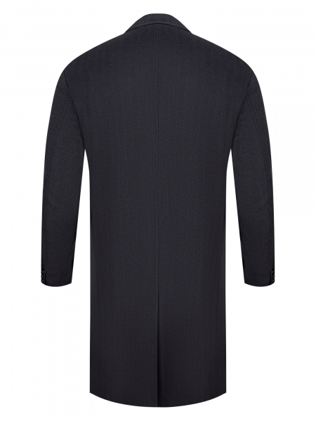 Пальто, Jaguar, елочка (29, Темно-синий, 60 - 4XL)