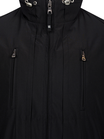 Куртка, Lodenfrey, J. Rapallo, на молнии, однотонная (95, Черный, 62)