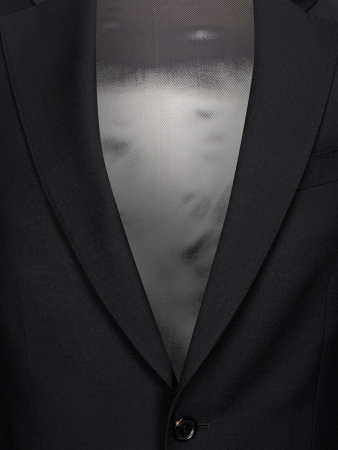 Пиджак NEWTON, Jaguar, 2 пуговицы, однотон. (19, Черный, 46, 6)