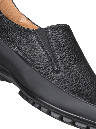 Слипоны, Pakerson (999, Черный, 40, 100% кожа, Кожа олень 100%)