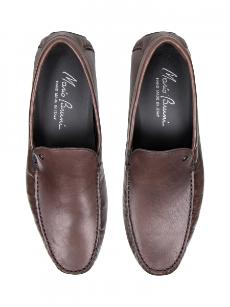 Мокасины Marroni, Mario Bruni (Коричневый, 40,5)