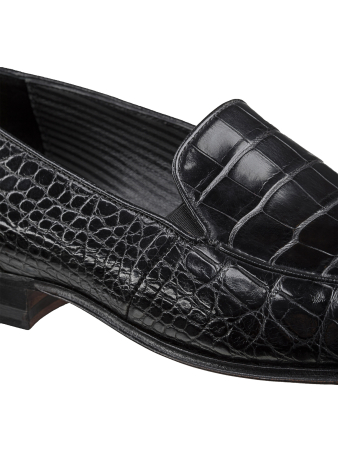 Лоферы, Pakerson (999, Черный, 41, 100% кожа, Кожа 100% Аллигатор)