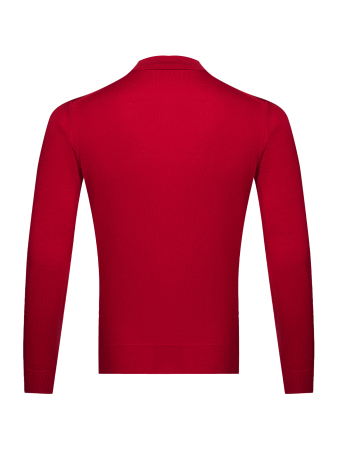 Поло на пугов., однотон., дл/рук. (029, Бордовый, 46 - XS)