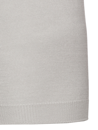 Поло на пуговицах, короткий рукав, однотонное-полоска (030, Светло-серый, 50)