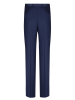 Брюки, Ravazzolo, средне-притал., с защипами, однотон. (52115, Темно-синий, 52 , R)