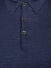 Поло, на пуговицах, дл/рукав (080, Темно-джинс., 50)
