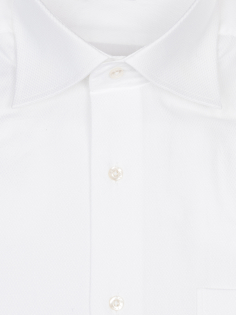 Сорочка, Verita, ДР, запонки, фактурный ромбик (005, Белый, 39/40)