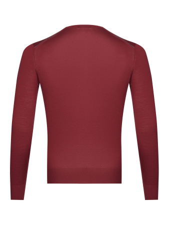 Джемпер, круглый ворот, SF, дл/ рукав 64 см (169, Вишня, 58 - 3XL)