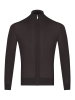 Джемпер- кардиган , ворот стойка, на молнии, дл/рук. (427, Темно-коричн., 48 - S)