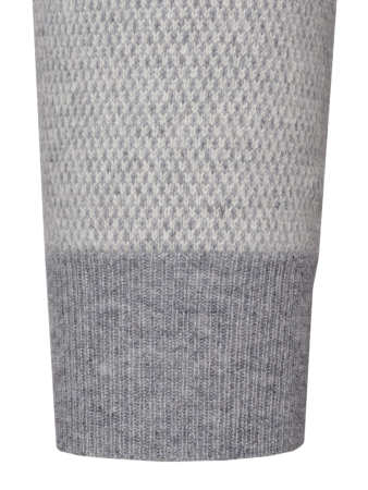 Джемпер, стойка ворот, на молнии, длин. рукав (010 , Серый, 60 - 4XL)