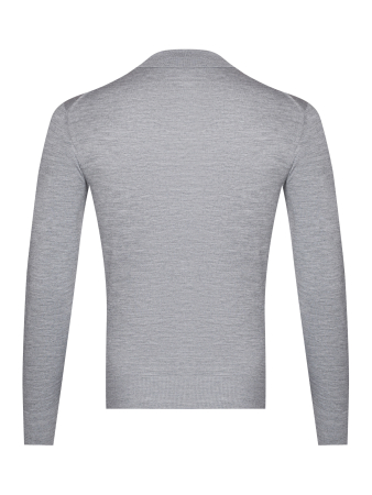 Поло на молнии , дл/рукав (150, Серый, 58 )