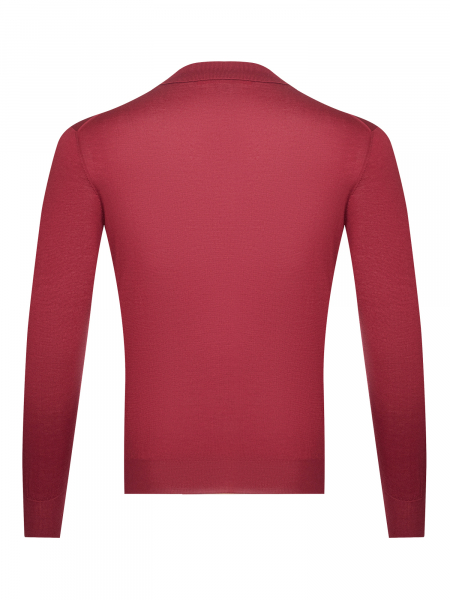 Поло, на пуговицах, длин. рукав (4279, Красный, 46 - XS     )