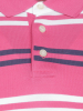 Поло в полоску, короткий рукав (960, Розовый, 50 - M  рукав 21 см)