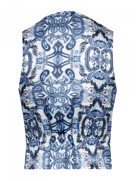 Жилет Е.М.,притален.,клетка (201, Син-серая клетка, 50, 6)