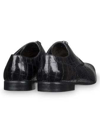 Дерби, Ravazzolo (999, Черный, 43 (9), 100% кожа, Кожа 100% Аллигатор)