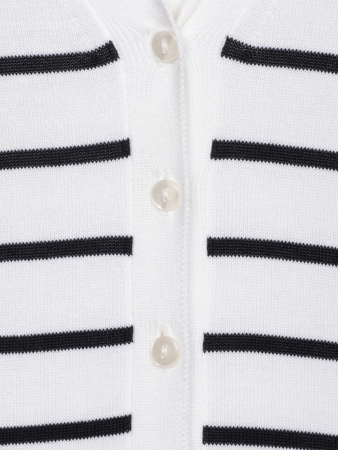 Пуловер, Gaenslen Mayer (800, Белый/Черный, L)