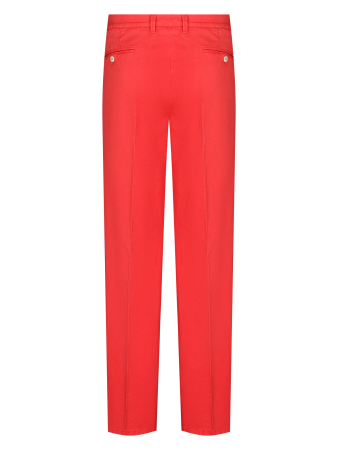 Брюки, A.Ferrante, спорт.-классика, без защипов, однотонные (006, Красный, 58)