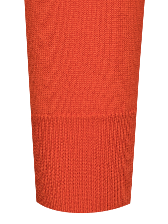 Джемпер, круглый ворот, длин. рукав (004, Оранжевый, 50 - M)