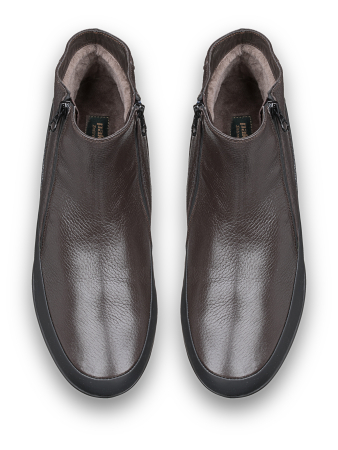 Полусапоги, Pakerson (351, Коричневый, 41, 100% мутон, 100% кожа олень)