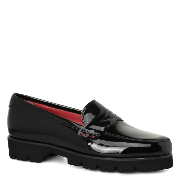 Лоферы, Pas De Rouge (Черный, 37, 100% лак)