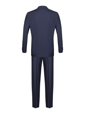 Костюм, средне-приталенный, лапки (16747, Темно-синий, 54 , R)