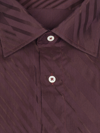 Сорочка, Cacharel, длин.рукав, клас., пуг. (900, Вишня, 46)