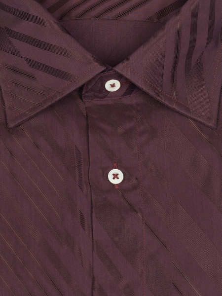 Сорочка, Cacharel, длин.рукав, клас., пуг. (900, Вишня, 46)