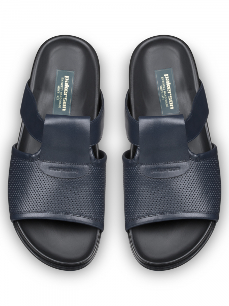 Шлепанцы, Pakerson (702, Индиго, 39, 100% кожа, Кожа телячья 100%)