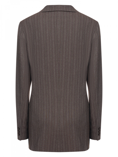 Жакет, Pierre Cardin (полоска) (400, Коричневый, 36)