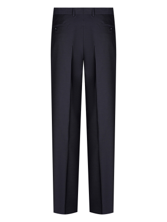 Брюки, S.M.T., без защипов, однотон. (00004, Темно-синий, 50, 6)