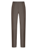 Брюки, Ravazzolo, средне-притал., с защипами, однотон. (14519, Коричневый, 52 - L, 8)