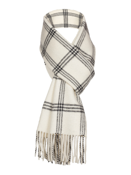 Шарф, Piacenza (0001, Белый, 0,30 х 176 см)