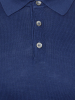 Поло SLIM, на пуговицах, короткий рукав, однотонное (080, Синий, 56)