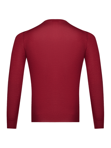 Джемпер, круглый ворот, длин. рукав (4279, Красный, 46 - XS     )