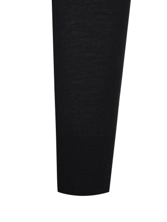 Поло на молнии , дл/рукав (002, Черный, 50)