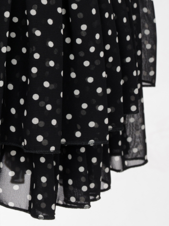 Юбка, Modyva, в горошек (991, Черный, 48)